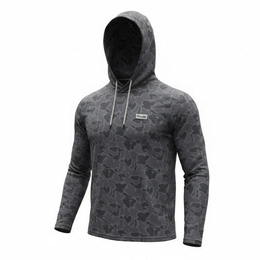 Honey Hole Blindside Hoodie Dark Duck Camo