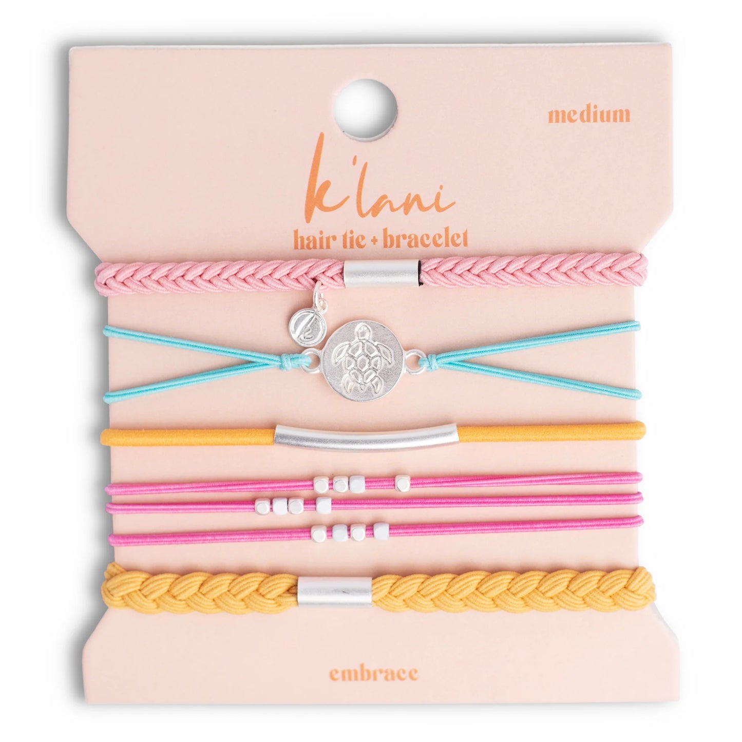 k'lani hair tie-bracelet embrace