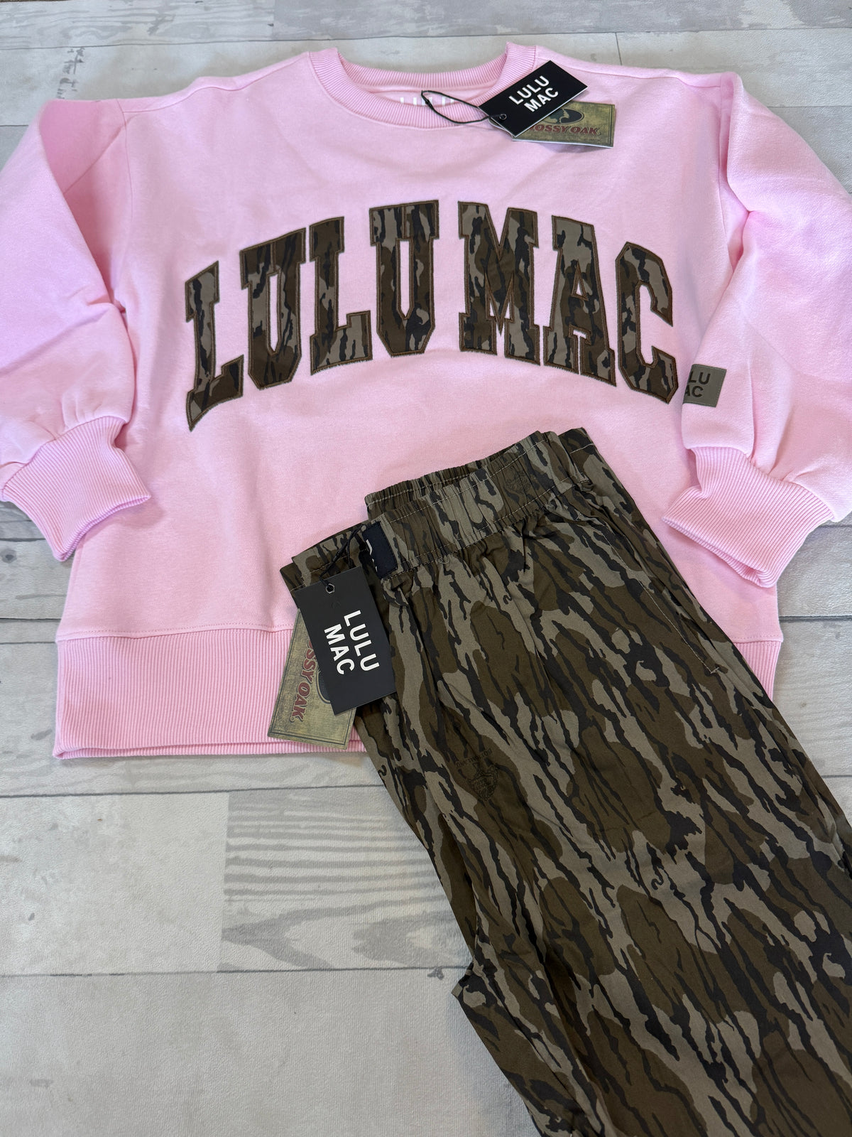 Lulu Mac Mossy Oak Bottomland Light PInk