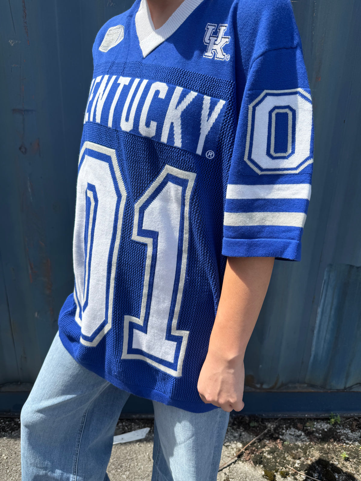 UK Sideline Royal Blue Sweater