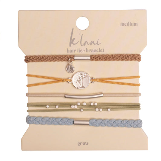 k'lani hair tie-bracelet grow