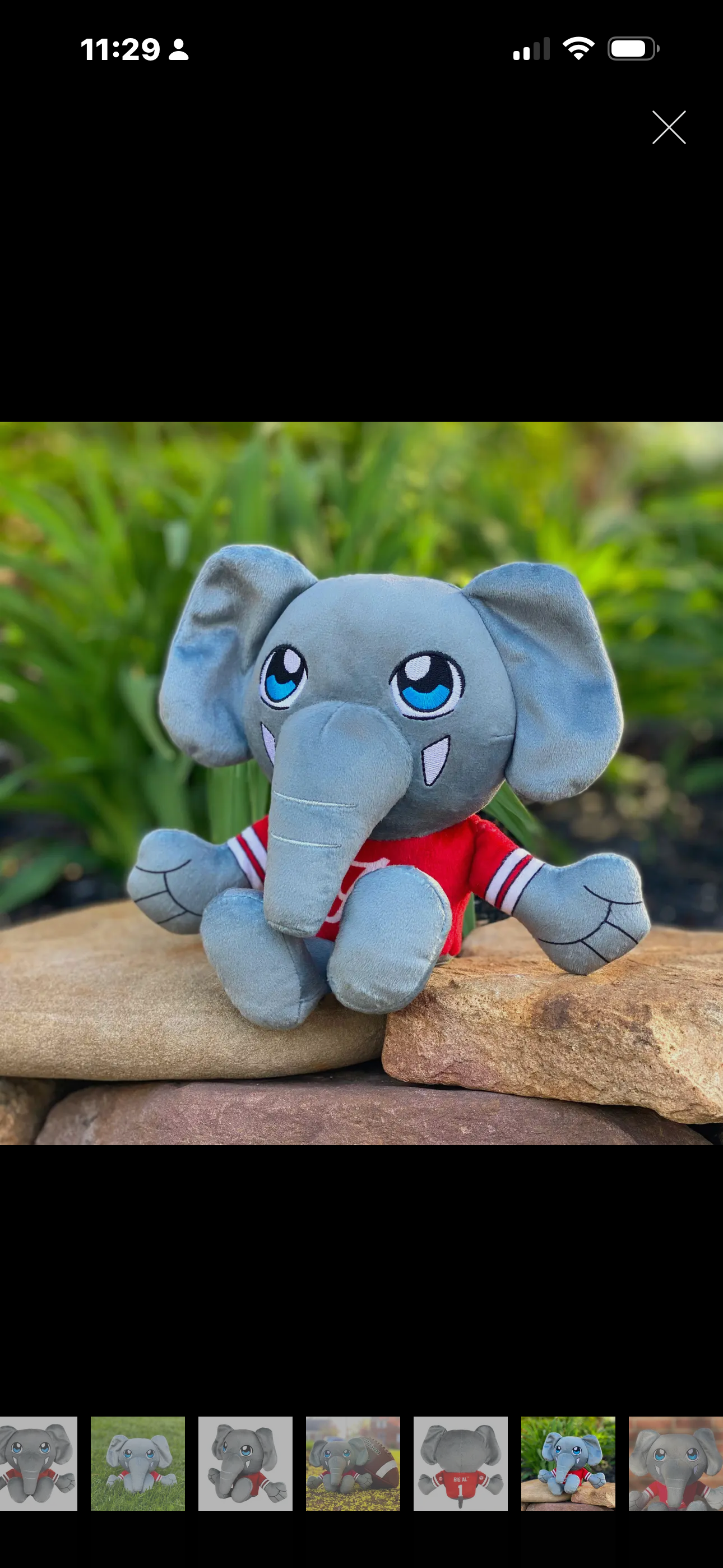 Officially licensed Alabama Big AL from Bleacher Creatures
