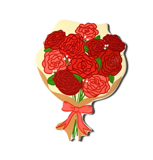 Happy Everything Roses Are Red Bouquet Attachment
