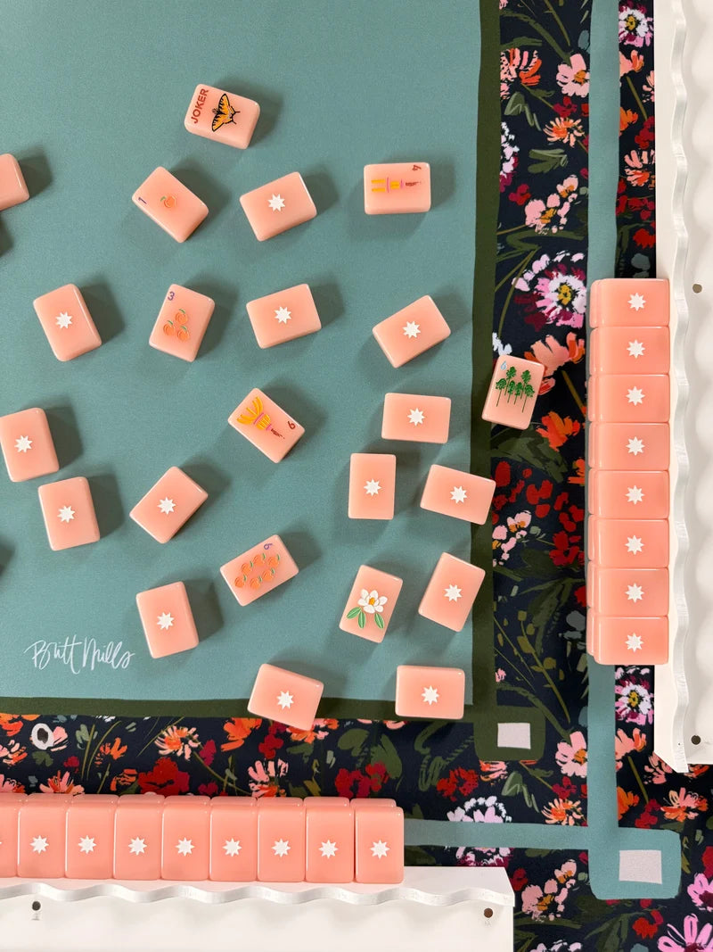 Britt Mills Ruby Mahjong Mat