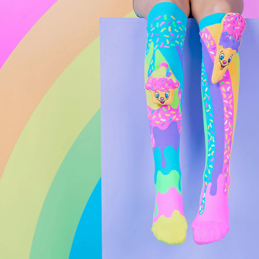 Ice Cream and Cupcake Madmia Socks