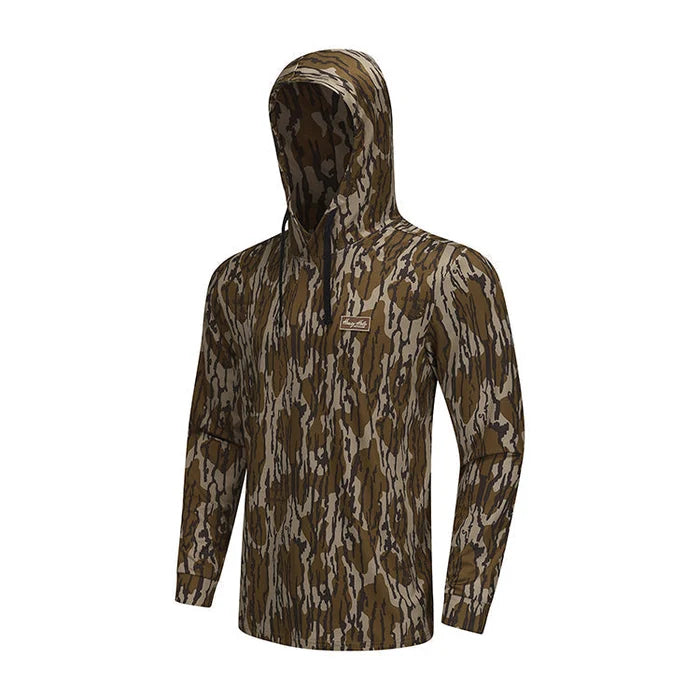 Honey Hole Blindside Hoodie Mossy Oak Bottomland