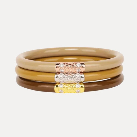 BuDhaGirl Three Kings All Weather Bangles Oro