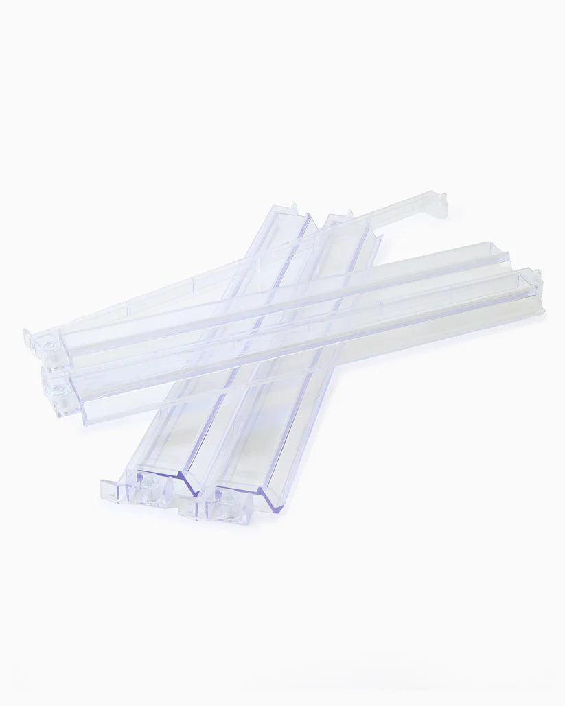 Clear Acrylic rack and pusher set