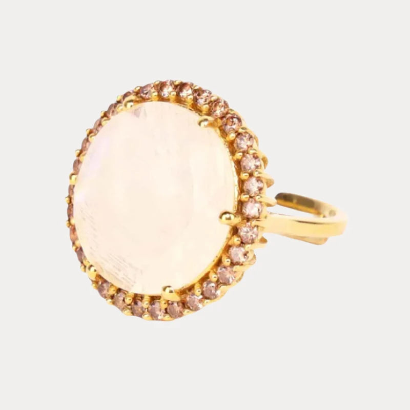 BuDhaGirl Nebula Ring Moonstone