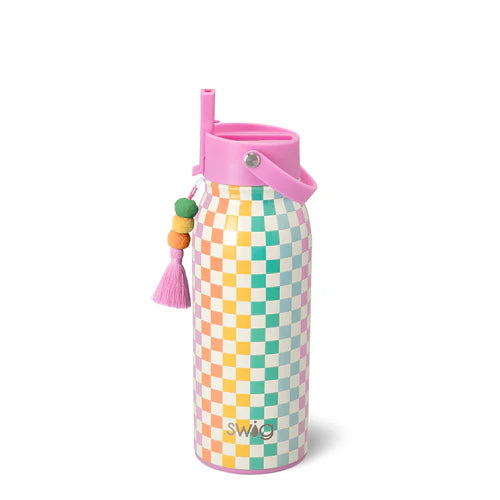 SWIG "Check Mate" Flip + Sip Water Bottle 36oz