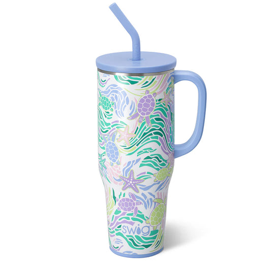 Swig Sea Swirl 40 oz Mega Mug