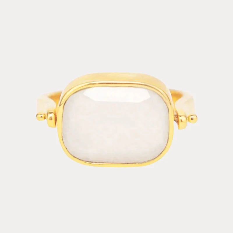BuDhaGirl Spinner Ring Moonstone