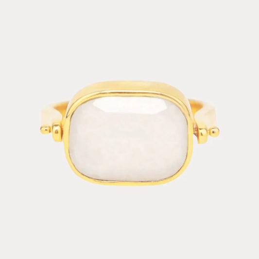 BuDhaGirl Spinner Ring Moonstone