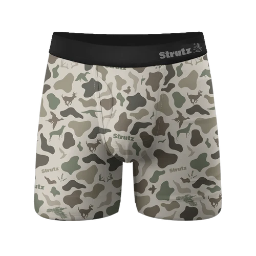 Strutz Outdoor Boxer Briefs-light camo bottom