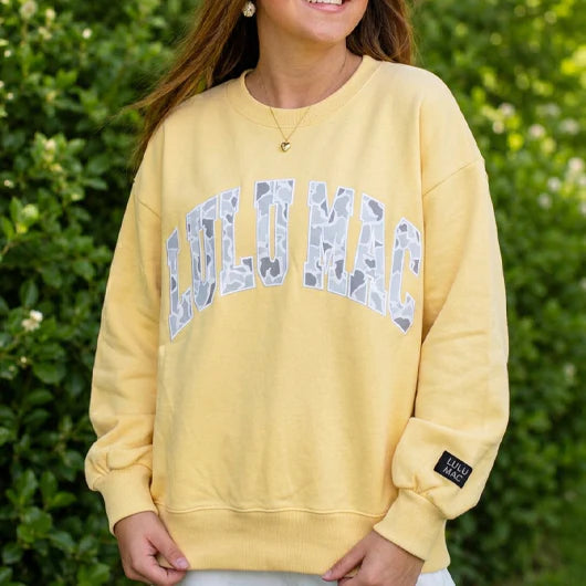 Lulu Mac butter with white camo