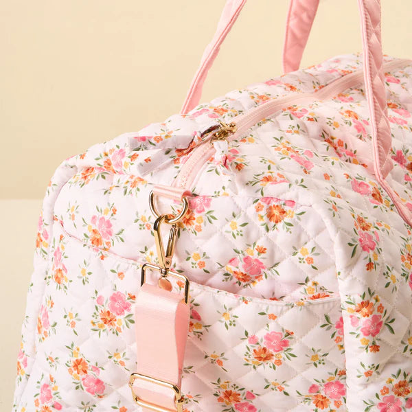 The Darling Effect endless daydream cream duffle bag