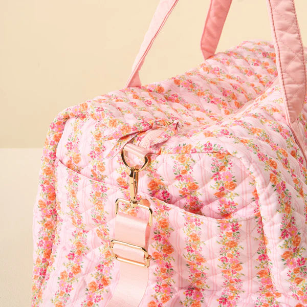 The Darling Effect petal parade pink duffle bag