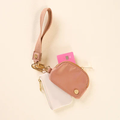 The Darling Effect double wristlet dark/light khaki