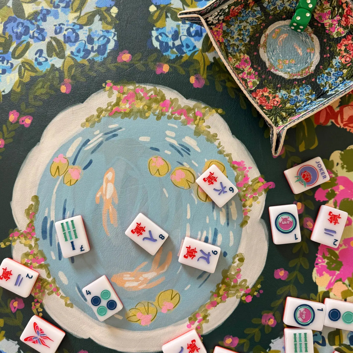 Britt Mills Eden Leatherette Mahjong Mat