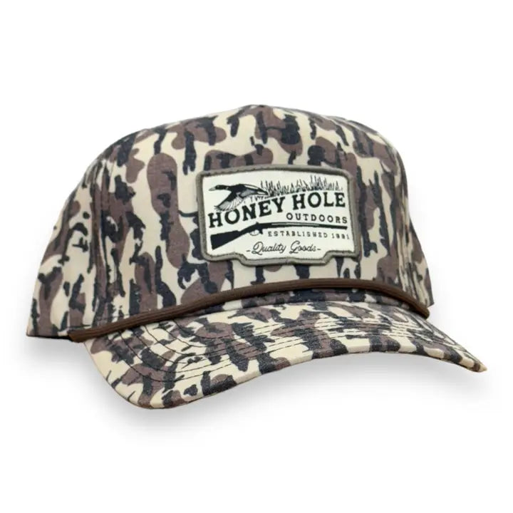 Honey Hole Twill Rope Hat Duck Shotty