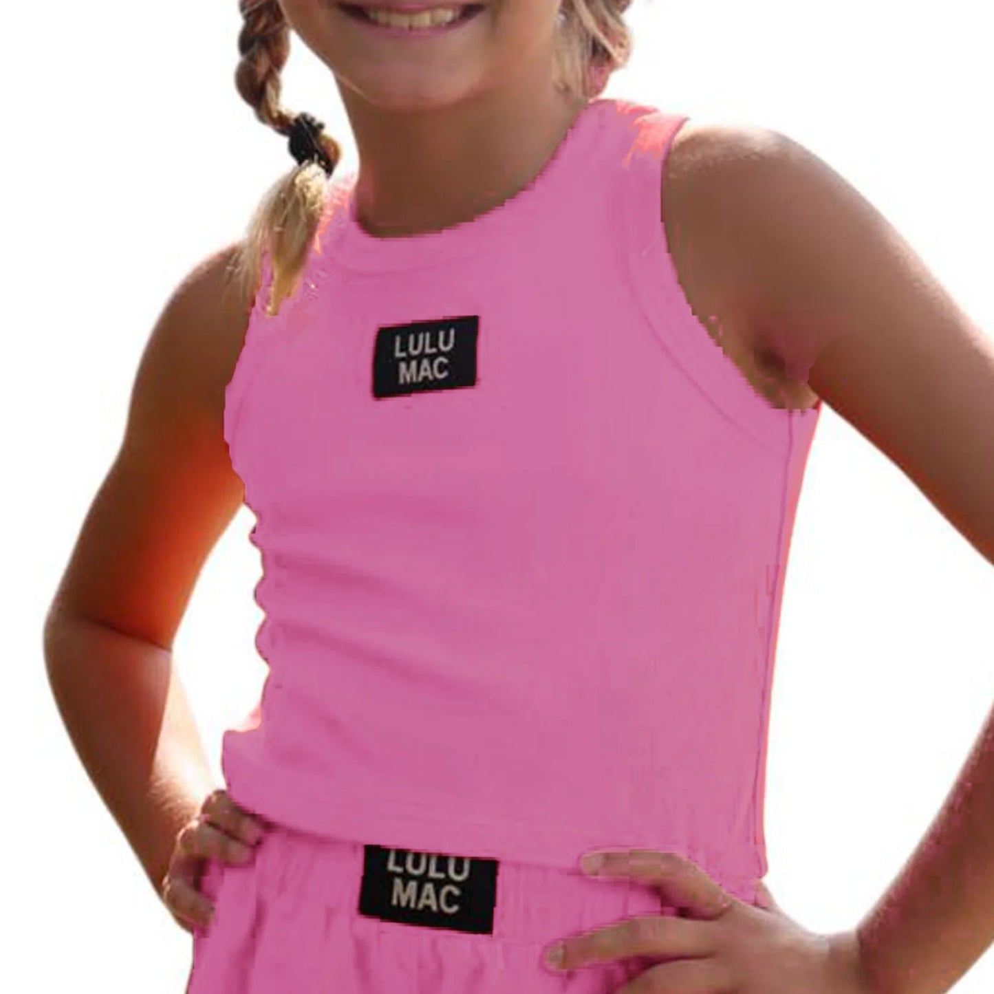 Lulu Mac youth bubblegum tank top