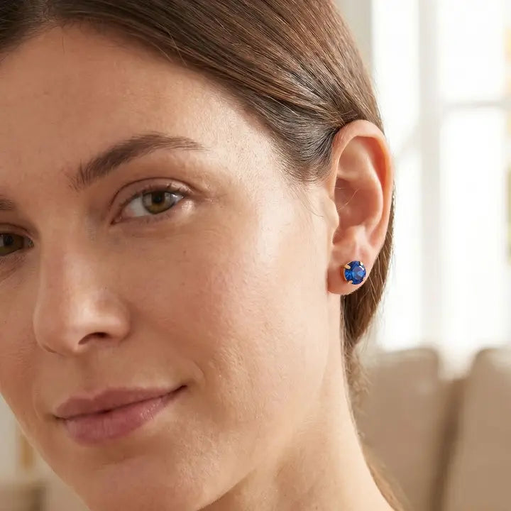 Sorrelli Simple Stud Earrings Blue