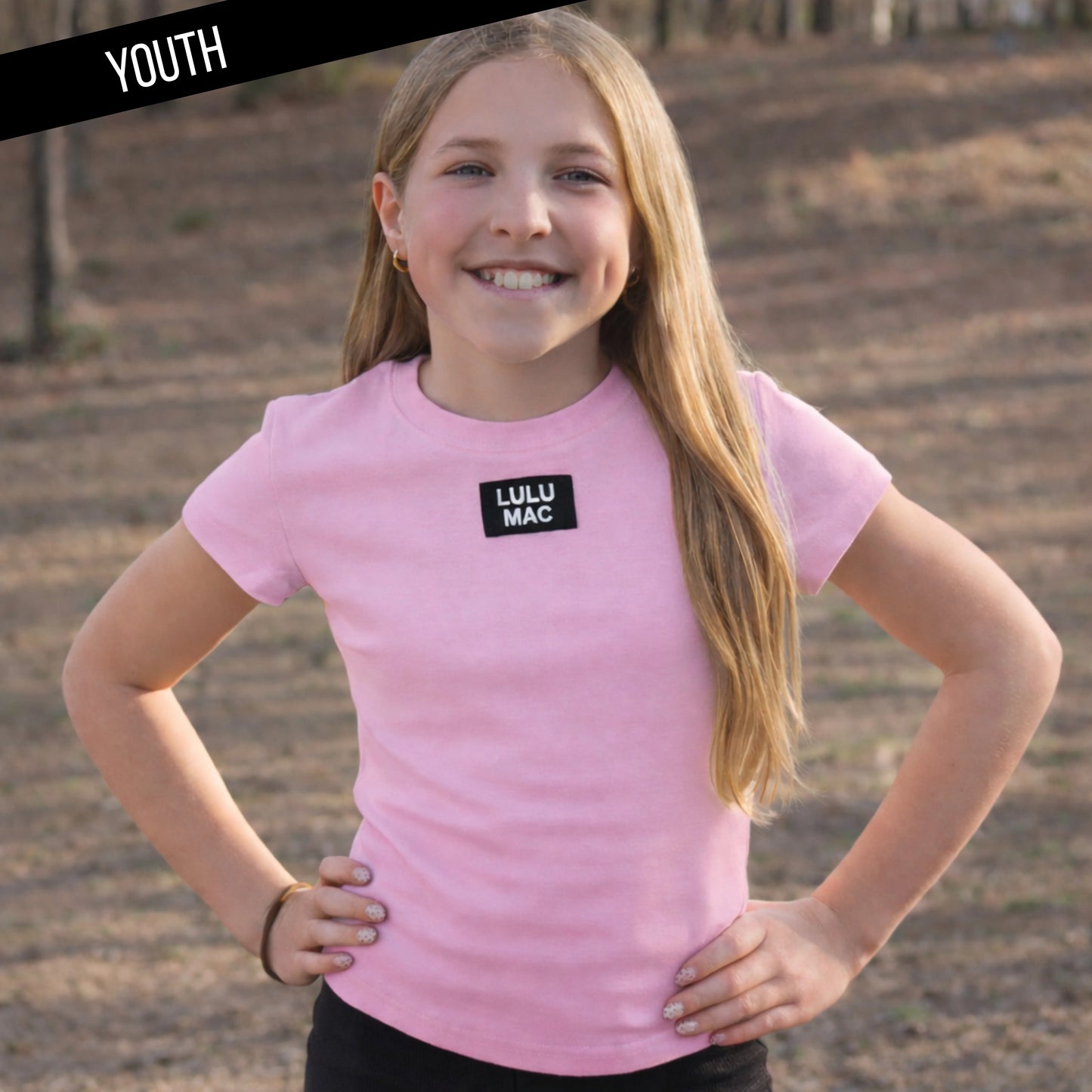 Lulu Mac youth light pink baby doll top