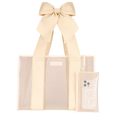 Case Mate beige tote