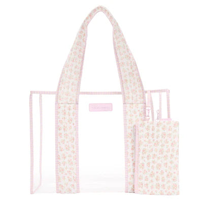 Case Mate quilted floral tote