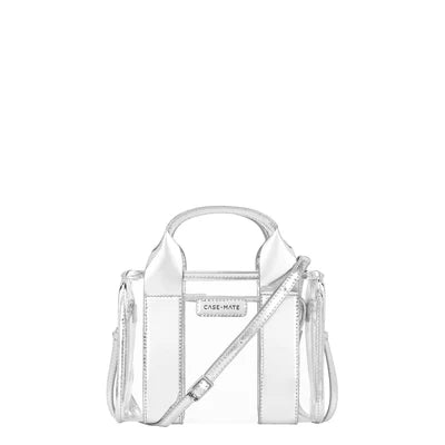Case Mate silver stadium tote