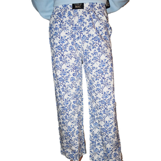 Lulu Mac blue flower pants