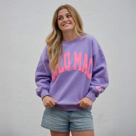 Lulu Mac Purple/Pink Puff: Purple/Pink
