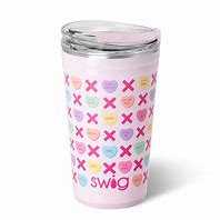 Heart Candy swig party cup 24 oz