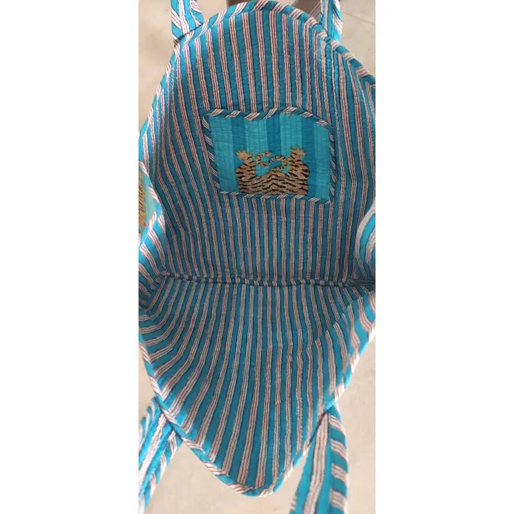 Ayras World Tiger Quilted Tote Bag