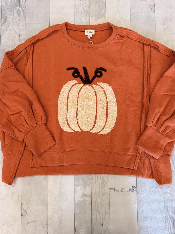 Orange Pumpkin Sweatshirt