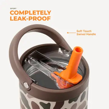 Hydrojug Duck Camo 14oz Sport Water Bottle