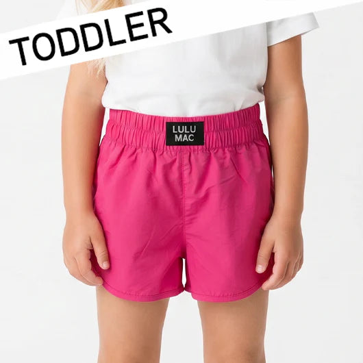 Lulu Mac Toddler Hot Pink Shorts