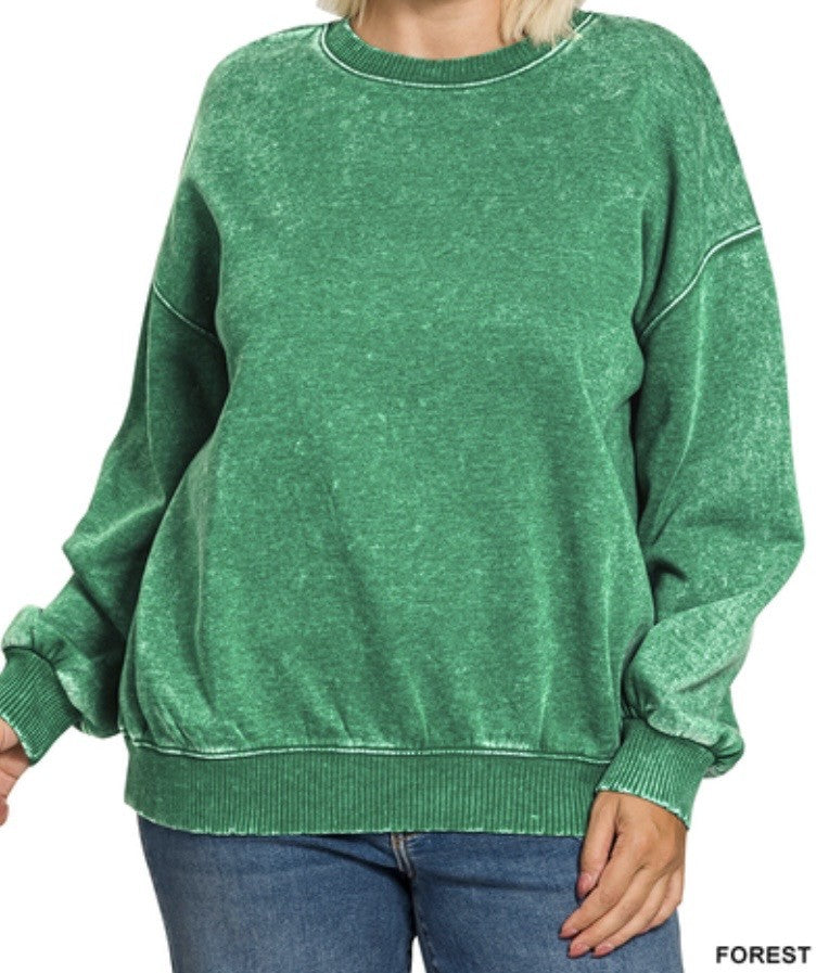 Zenana Forest Sweatshirt Ladies