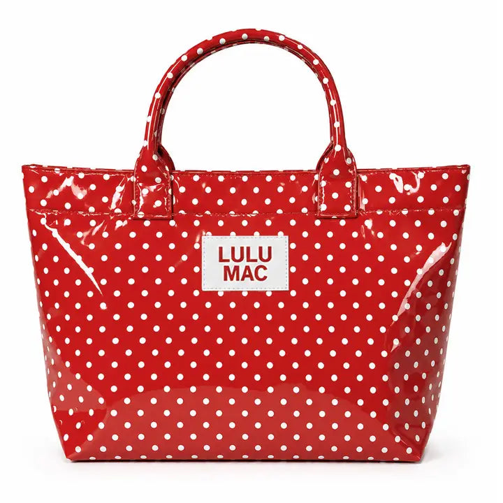 Lulu Mac Red/White Tote Bag