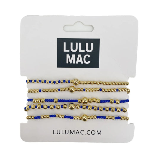 Lulu Mac royal blue bracelet