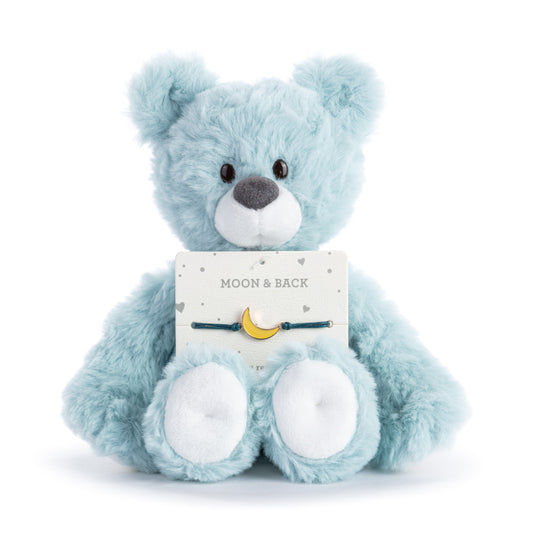 Demdaco Moon & Back Bear with Bracelet