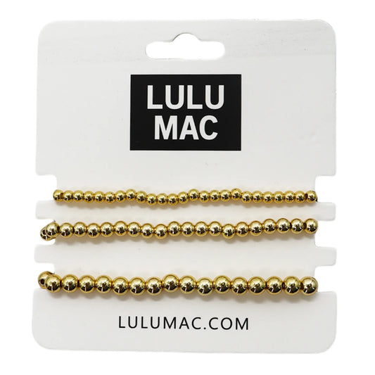 Lulu Mac gold bracelets