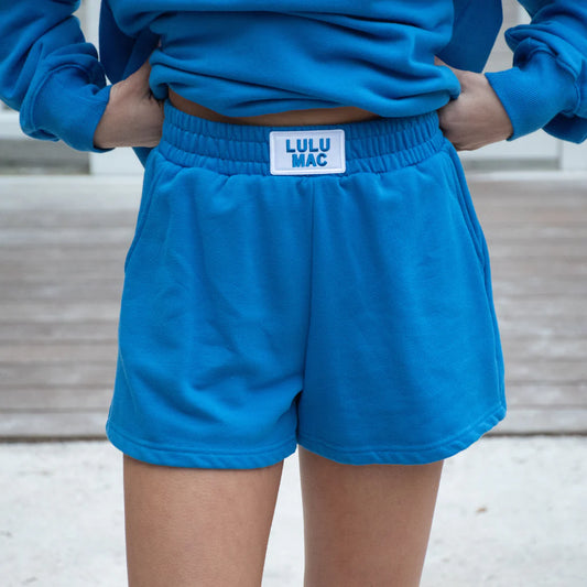 Lulu Mac Bright Blue Shorts Youth