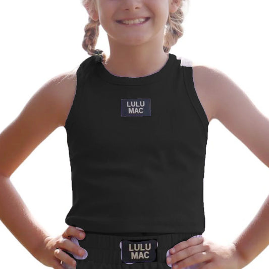 Lulu Mac youth black tank top