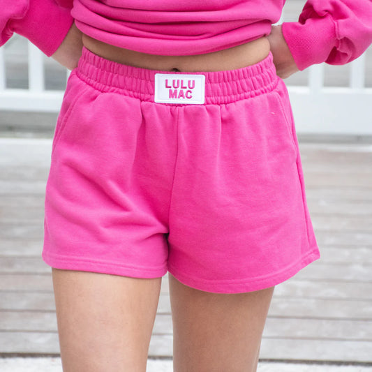Lulu Mac Hot Pink Shorts Youth