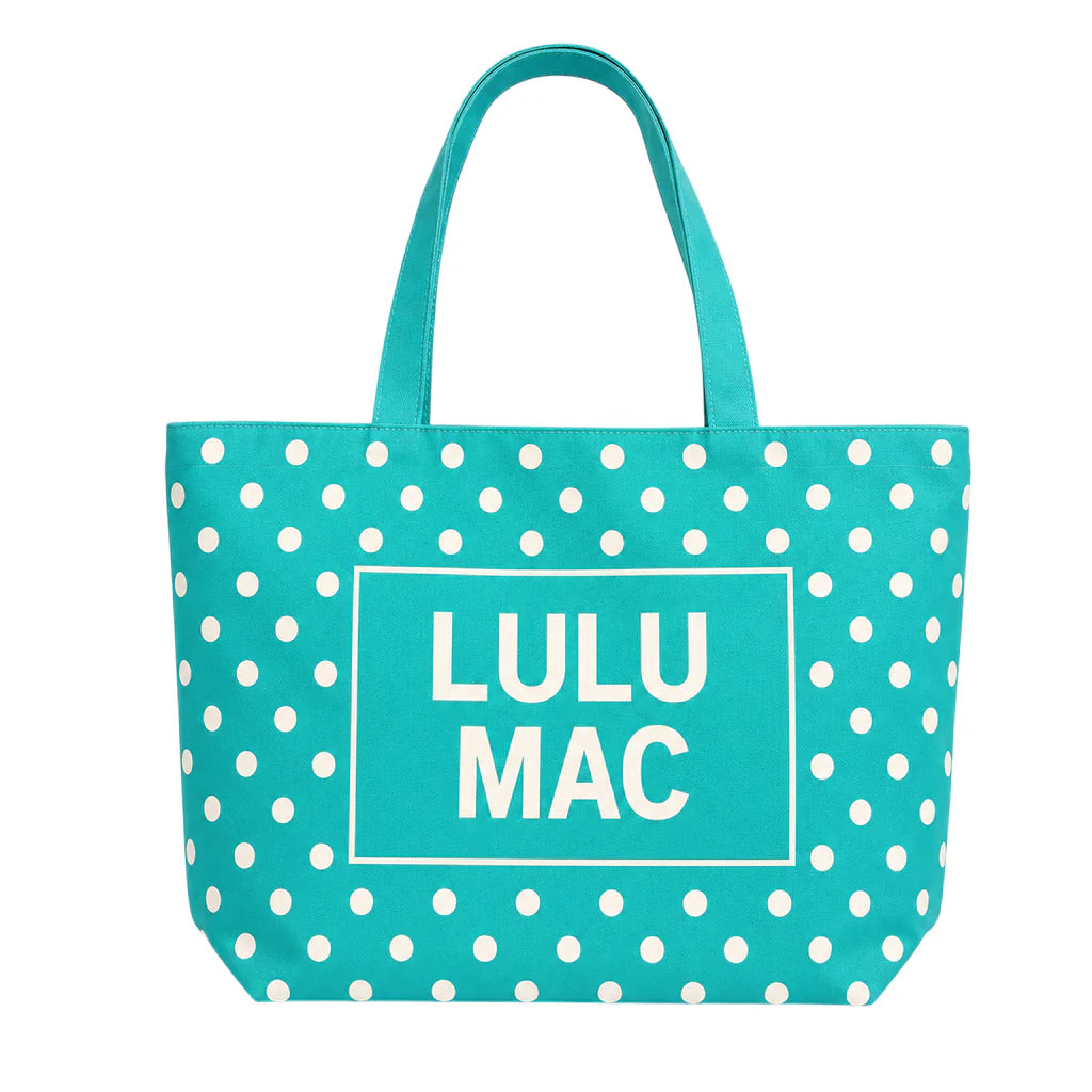 Lulu Mac Mint Canvas Tote Bag