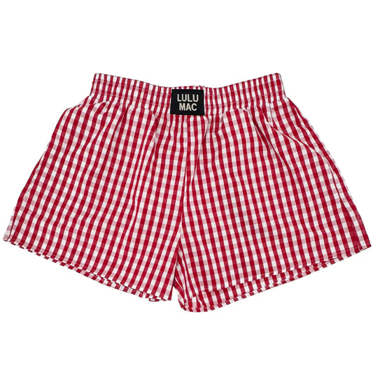 Lulu Mac Red Gingham Shorts