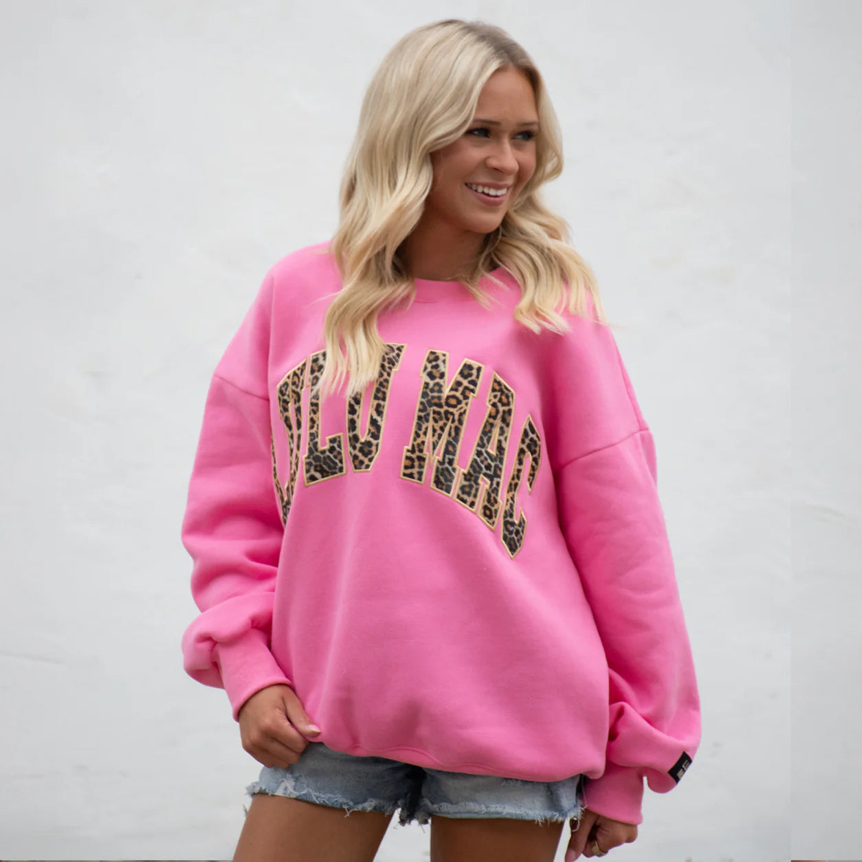 Lulu Mac pink leopard sweatshirt