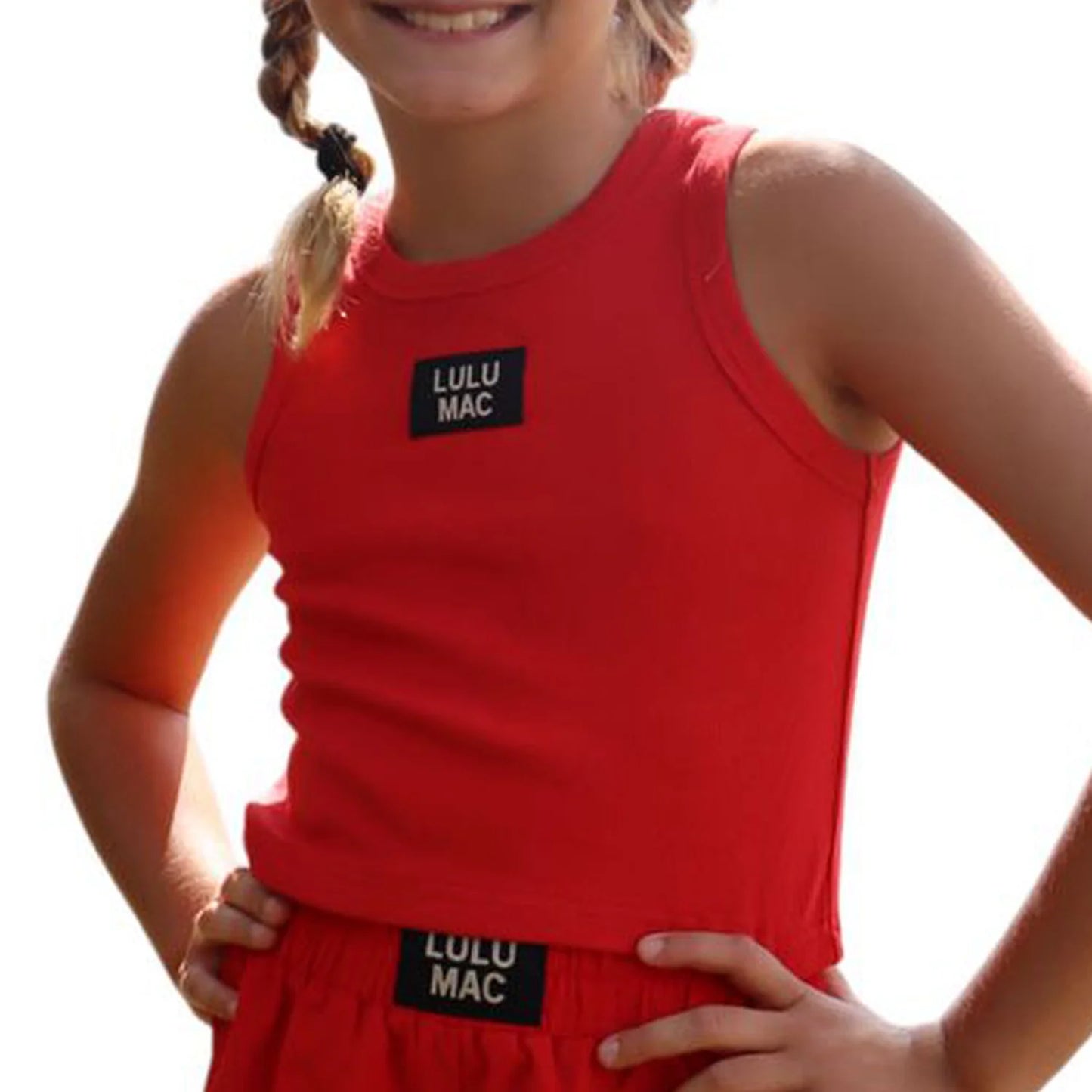 Lulu Mac youth red tank top