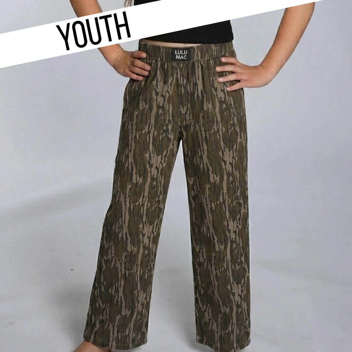 Lulu Mac youth mossy oak pants